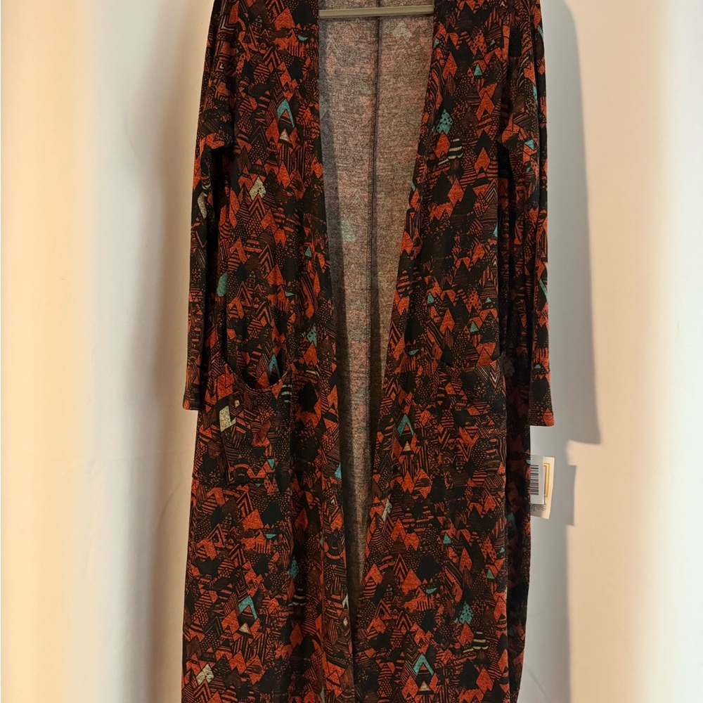 LuLaRoe Multicolor Patterned Cardigan